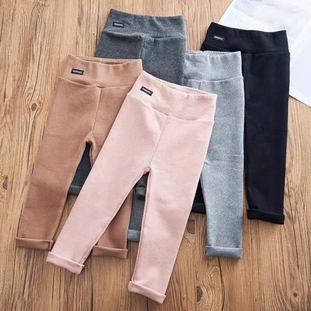 Celana Training Legging Tebal Anak Perempuan / Celana Olahraga