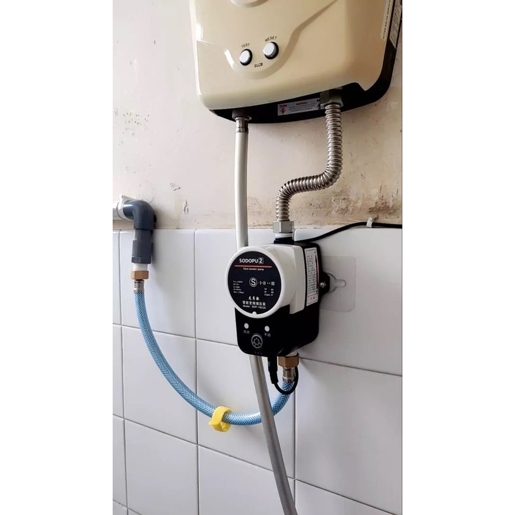 Laris Pompa Dorong Dc 24V Pompa Pendorong Air Shower 100 Watt Booster Pump