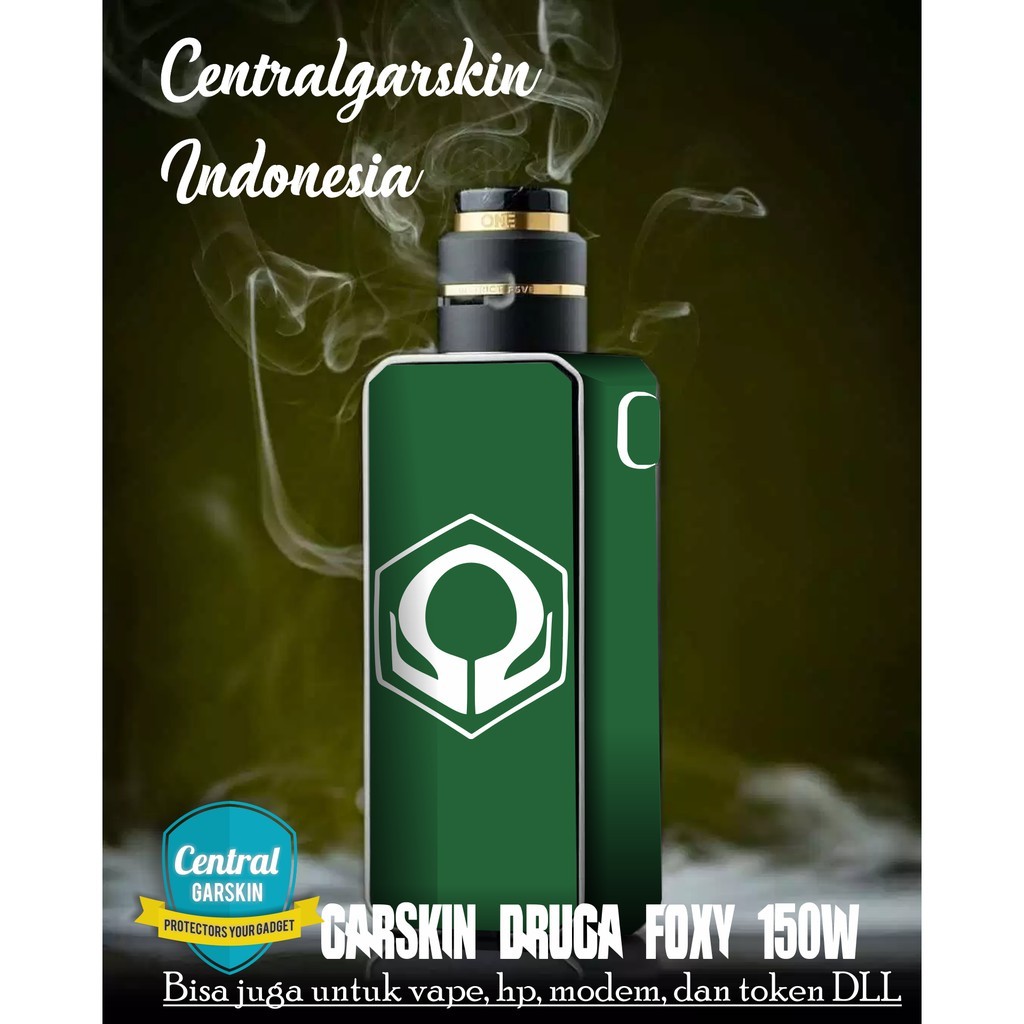 Foxy Terkeren Garskin/Stiker Case Bisa Custom Motif - 2Pcs