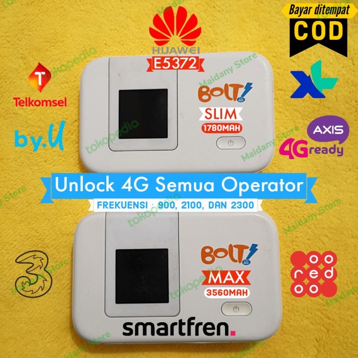TERBARU MiFi Bolt E5372s Unlock All Operator 4G