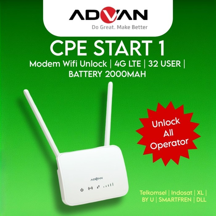 TERBARU Router Modem Advan Start Router Advan Modem Indosat Modem Wifi Unlock