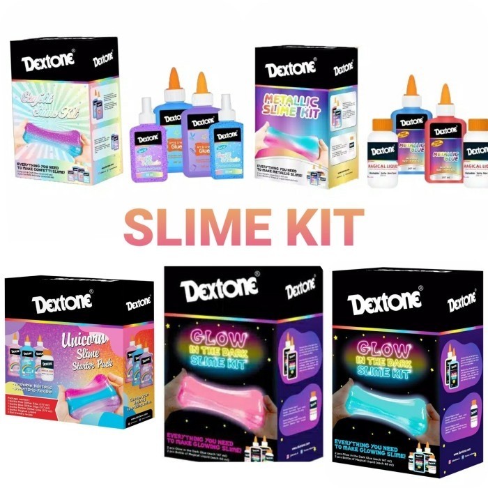 DEXTONE SLIME KIT GLOW IN THE DARK
