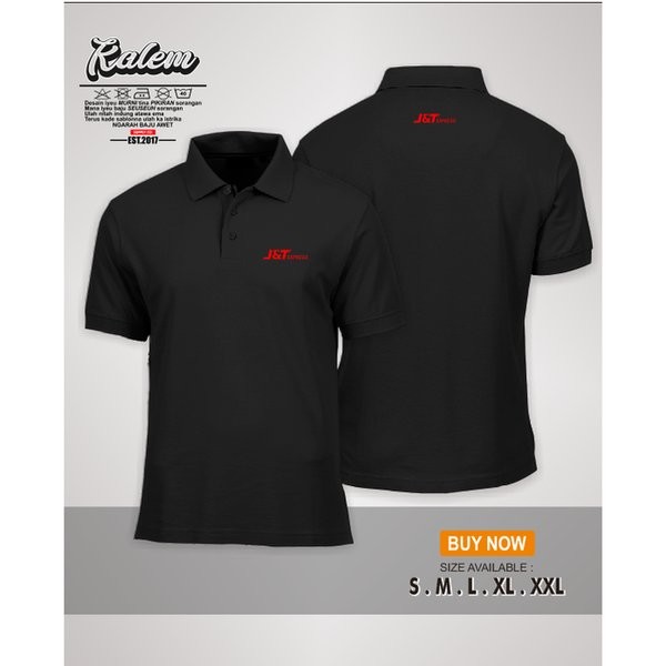 Kaos Polo Shirt Baju Kerah Distro J&T EXPRESS JNT J & T J N T polos *