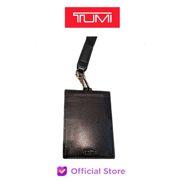 

TUM I SLG Identification Card Lanyard - Black Leather