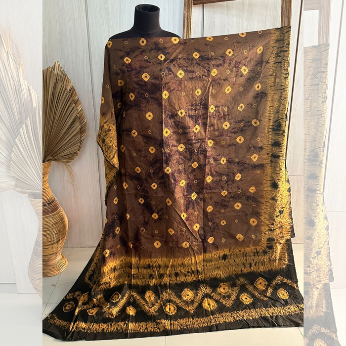 Kain Jumputan Palembang Handmade Bahan Dasar Batik Seragaman 3 Meter