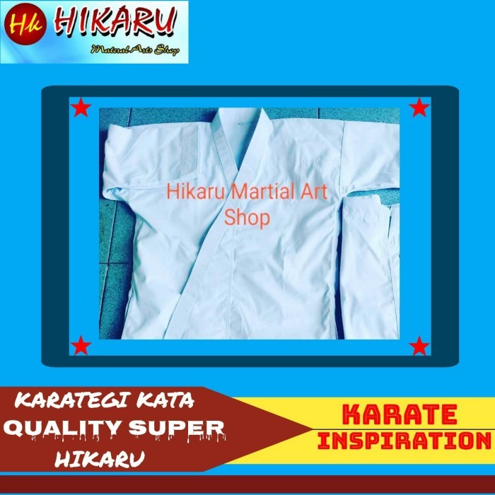 New seragam karate kata hikaru super bahan mirip hirota made in japan