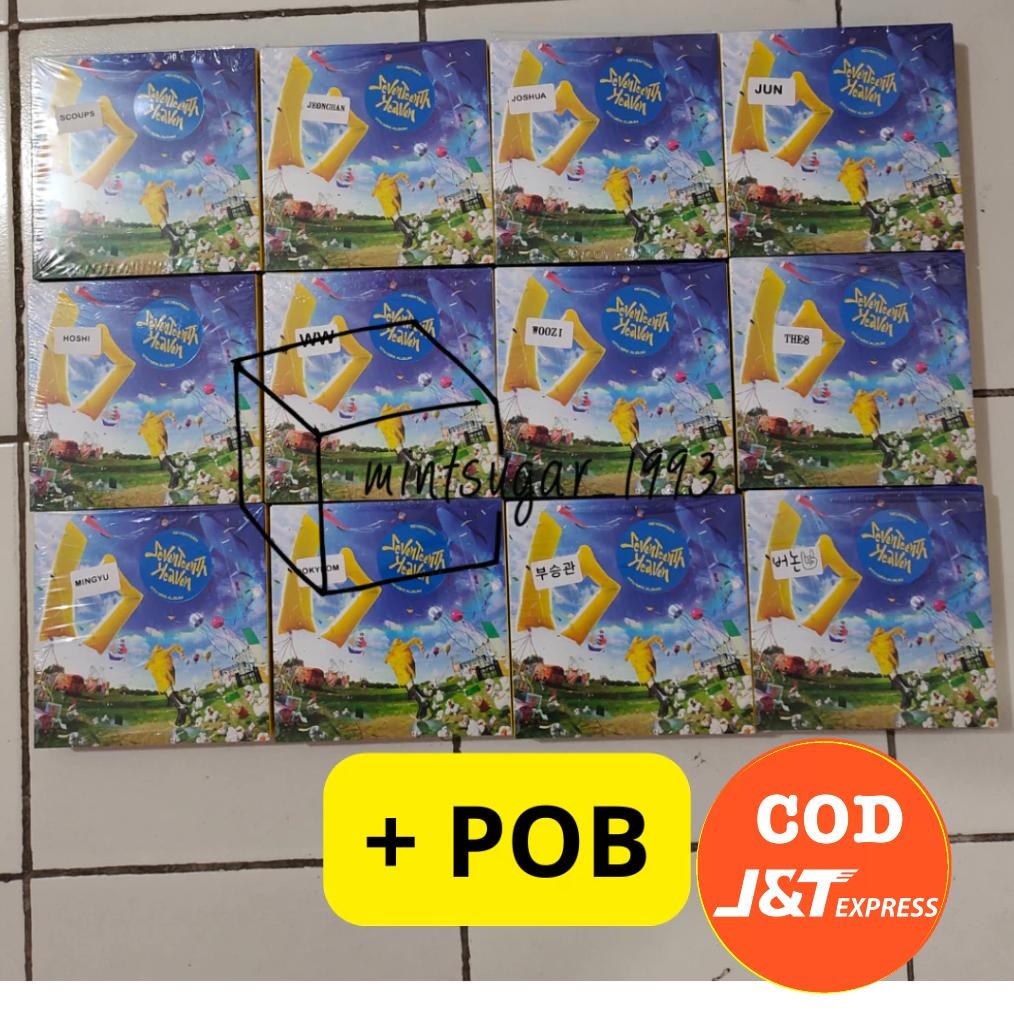dgh-43 [ READY STOCK + POB ] SEVENTEEN - 11th Mini Album [ SEVENTEENTH HEAVEN ] Carat Ver weverse sh