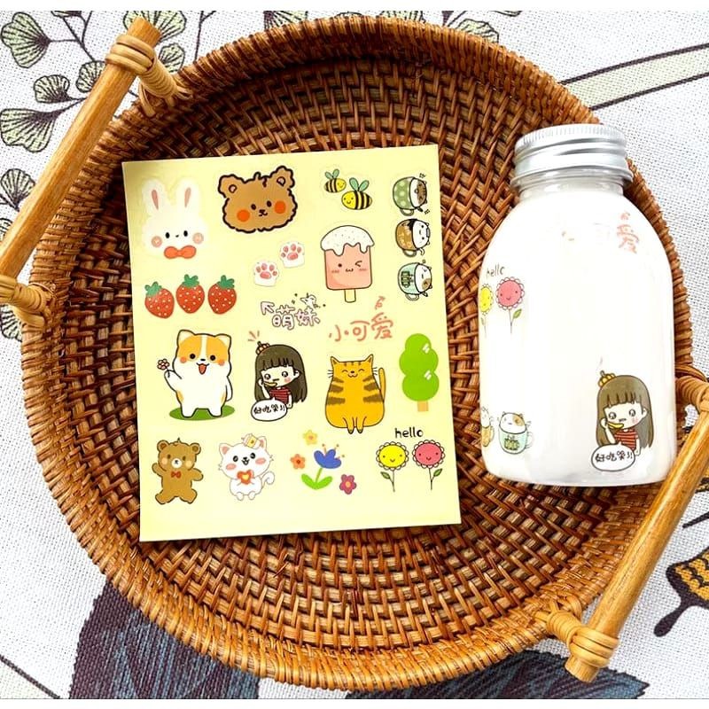 

stiker paper box/stiker label box kue/stiker segel box