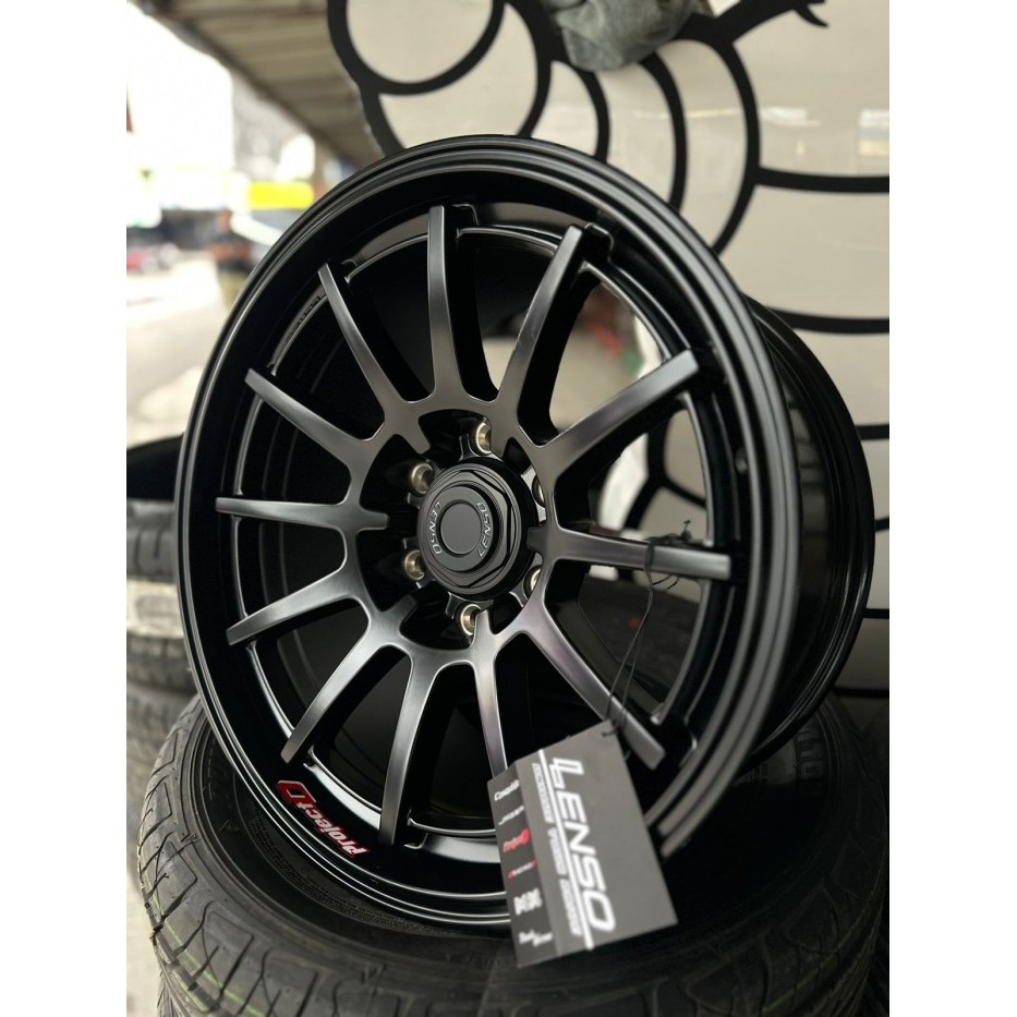 VELG LENSO PROJECT D SPEC-Q ORIGINAL R18 PCD 6X139.7 SATIN BLACK