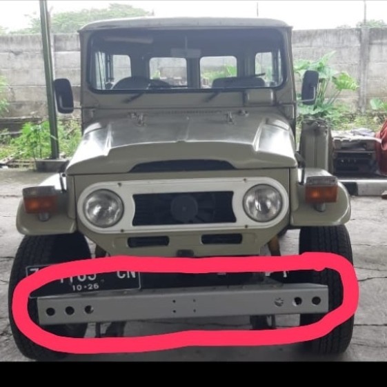 BUMPER BEMPER DEPAN HARDTOP FJ40 BJ40 VARIASI