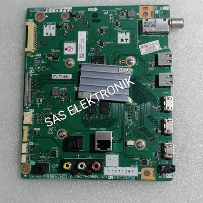 MB MOTHERBOARD MAINBOARD MESIN TV LED SHARP 4T-C50BK1X 4T-C50BK1 X