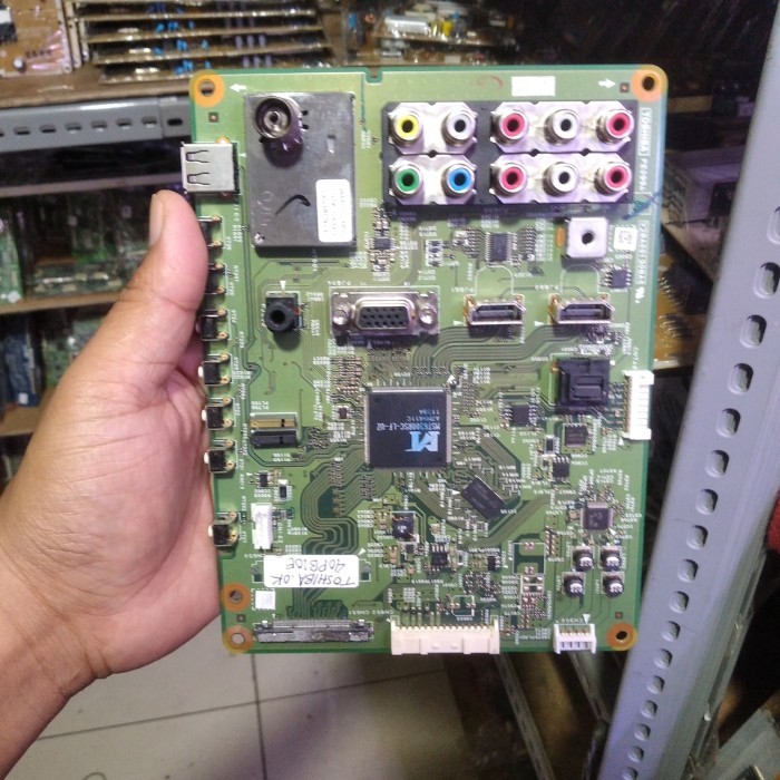 TOSHIBA 40PB10E MAINBOARD - MOBO - MESIN TV- MB TV LCD TOSHIBA 40PB10E