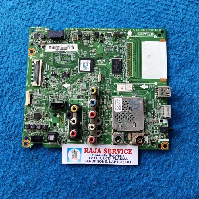 MB TV LED LG49LF550T-LG 49LF550T MAINBOARD MESIN MODUL BOARD