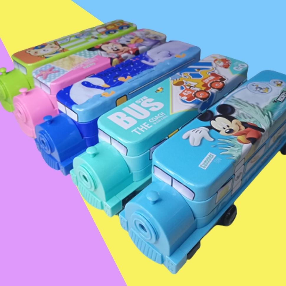 

sd-67 Tempat Pensil Kaleng Case Pencil Kereta Karakter TOYSFORHOME Termurah