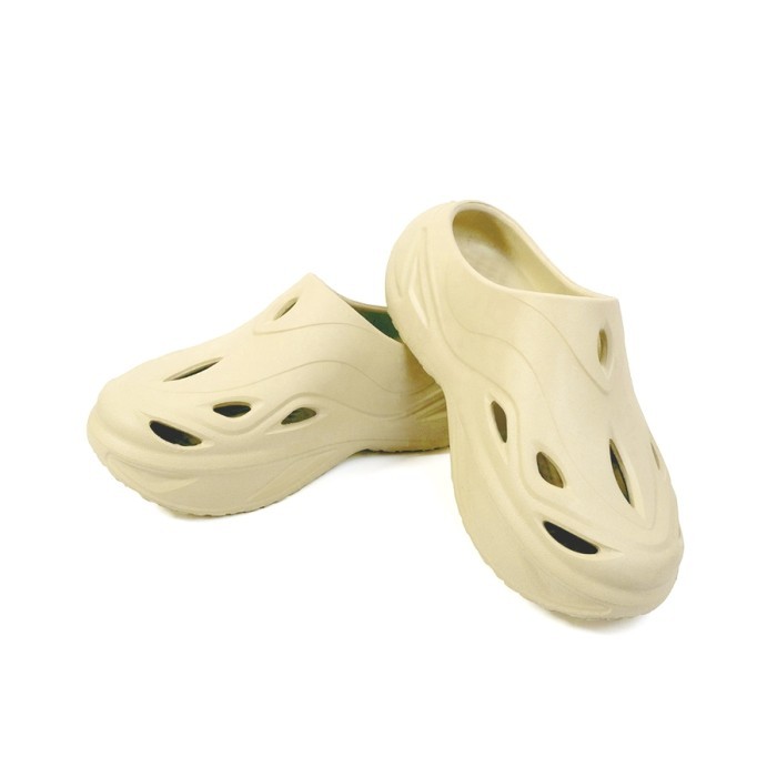 Porto X Sandals - Jean Clogs (Beige) Barangbaru