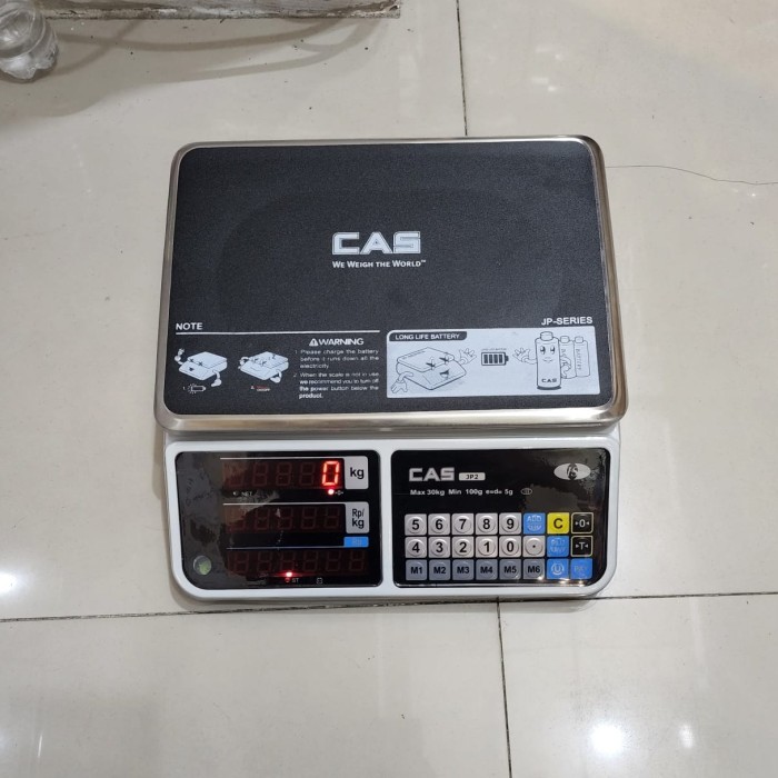 Timbangan Digital Cas Jp-2 30Kg / Timbangan Buah 30Kg Cas Jp2
