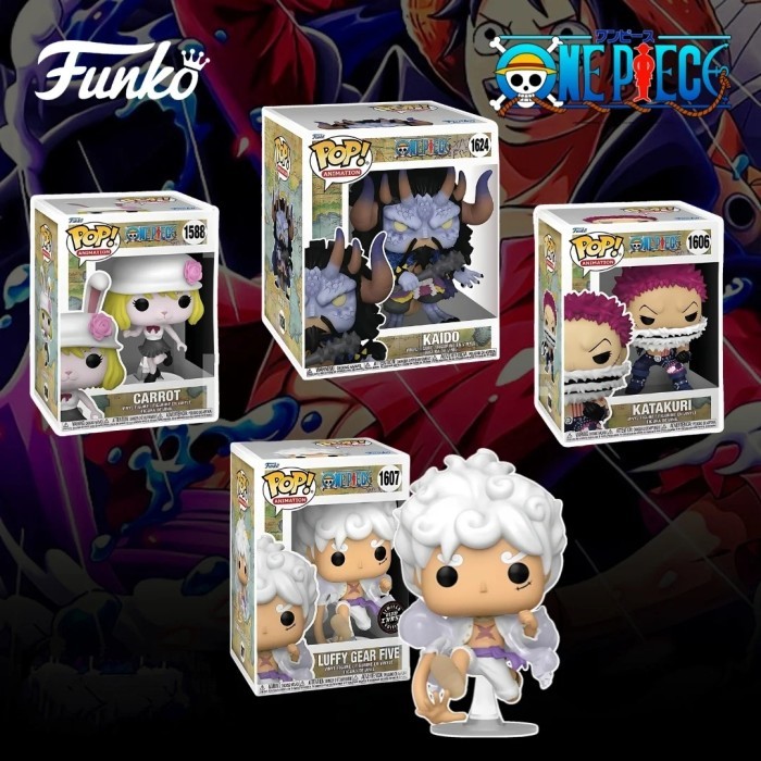 Funko Pop One Piece Luffy Gear Five 5 Katakuri Carrot Kaido Man Beast