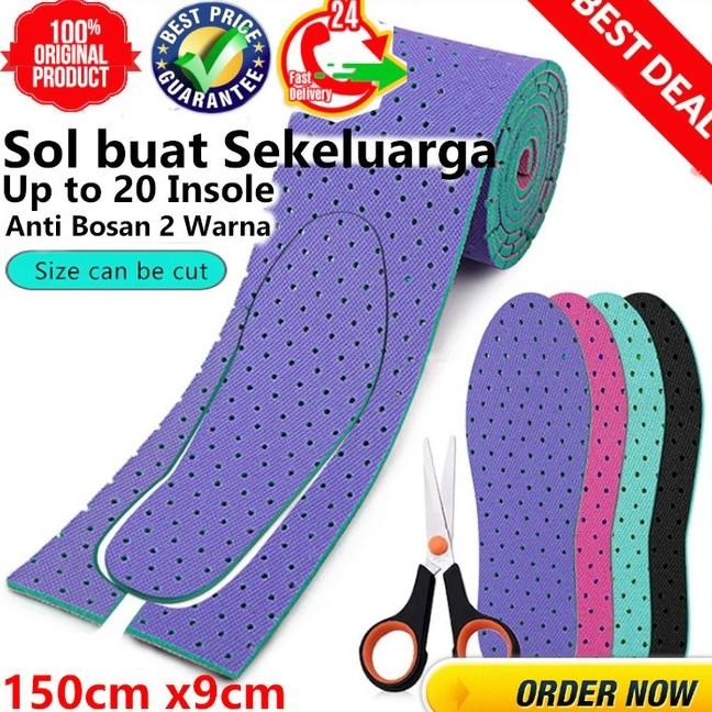 Sol Sepatu Buat Sekeluarga / Insole Empuk / Sol Sepatu Anak