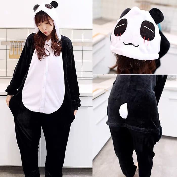 Baju Onesie Panda Beruang Piyama Kostum Cosplay Terbaik