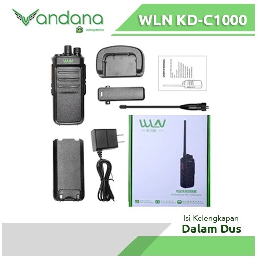 Ht Handy Talkie Wln Kd-C1000 Kd C1000 Uhf 10 Watt Promo
