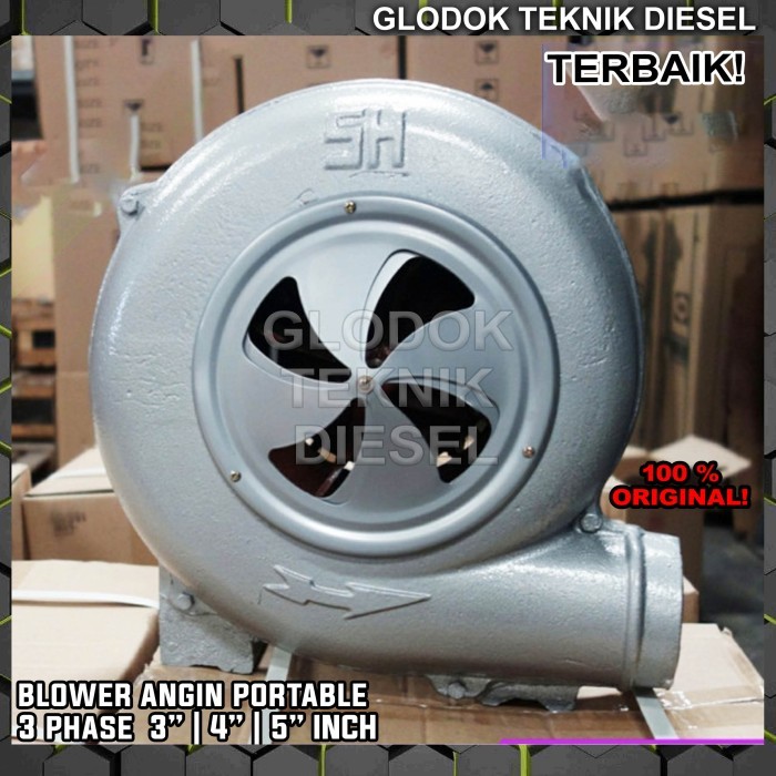 newstok Morris Mesin Blower Keong Angin RRC 3" 4" 5" INCH 3 Phase Original