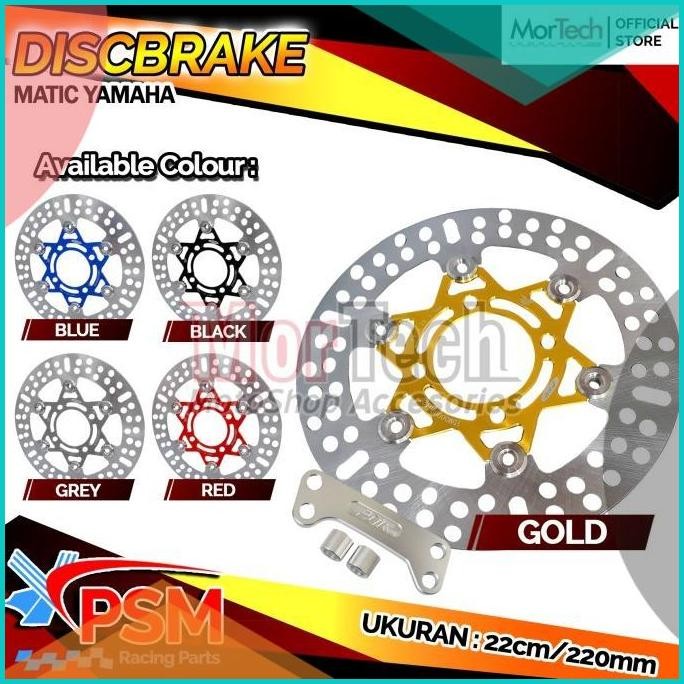 Piringan Rem Cakram Titanium PSM Bulat Motor Mio Smile Soul Fino 110