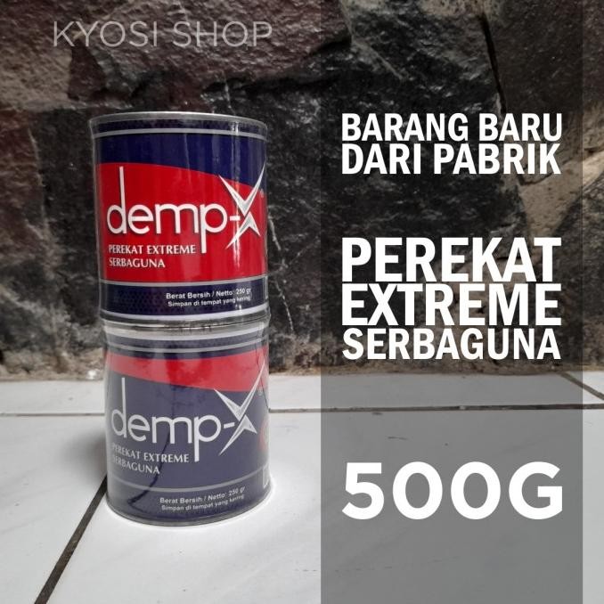 

TERMURAH - Lem Perekat Extreme Serbaguna Demp-X DEMPX 500gr Basah Dalam Air