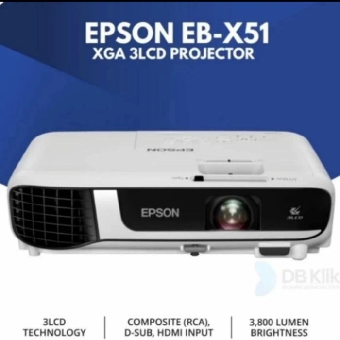 anyar@ proyektor Epson EB X51 XGA 3800 lumen