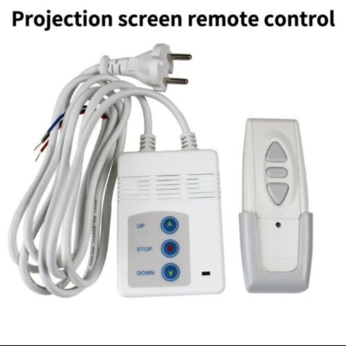 anyar@ Receiver + Remot Screen Projector Motorize