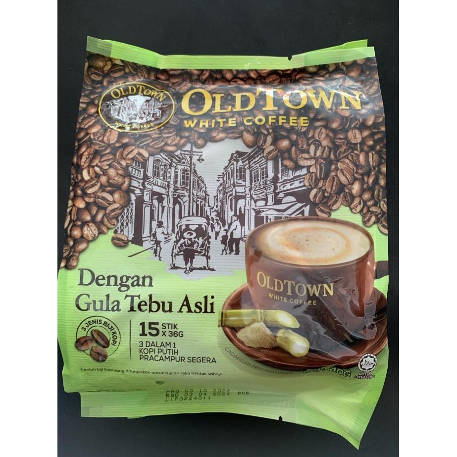 

Old Town White Coffee Cane Sugar Oldtown Kopi Malaysia Gula Tebu