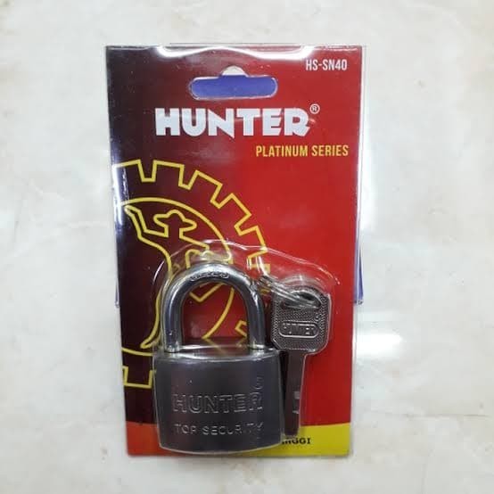 

Beli - Gembok Pagar Hunter 40S Sn40Mm/Gembok Pintu/Gembok Rumah/Gembok Hunter