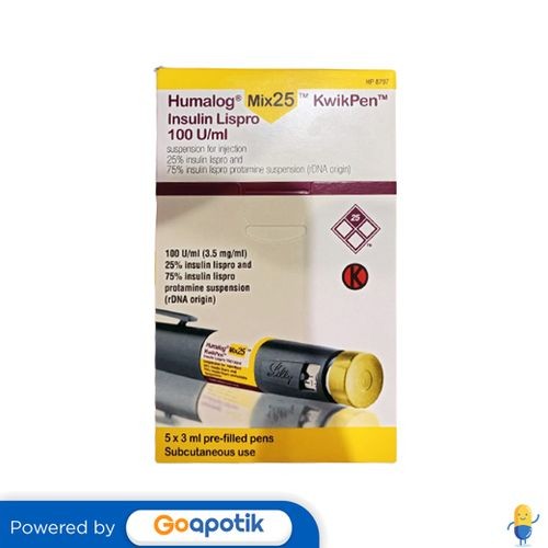 HUMALOG MIX 25 3ML BOX 5 KWIKPEN