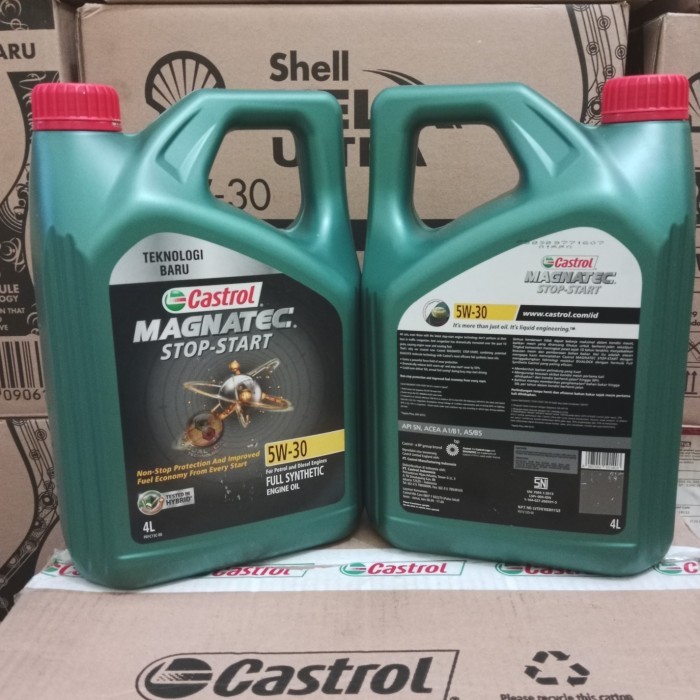 Castrol Magnatec 5W-30 Stop - Start Kemasan 4 Liter ,Original Terbaru