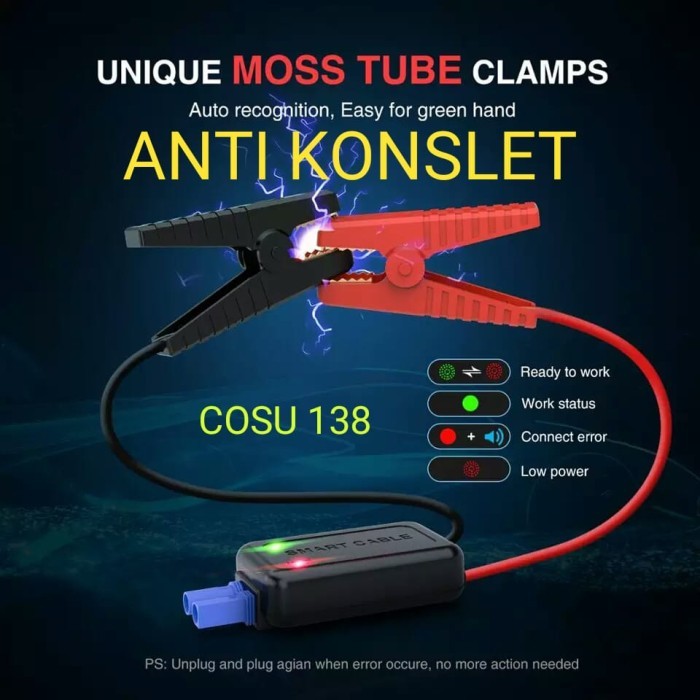 Powerbank 20000Mah Asli Jump Jumper Aki Battery Mobil 12 Volt Promo