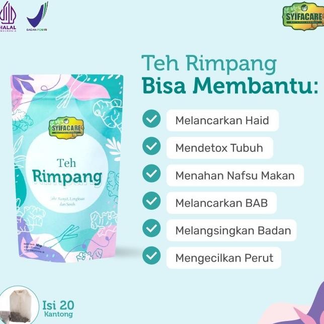 

2 Paket Teh Rimpang Bpom Ala Jsr | Teh Celup Rempah | Teh Detox | | Imunitas