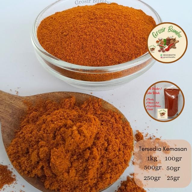 

Ready Pure Chili Powder - 1Kg/ Cabe Bubuk