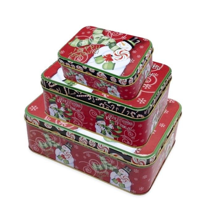 

Scoop Kotak Kaleng / Tin Box Natal Set Snowman 63321101 Diskon