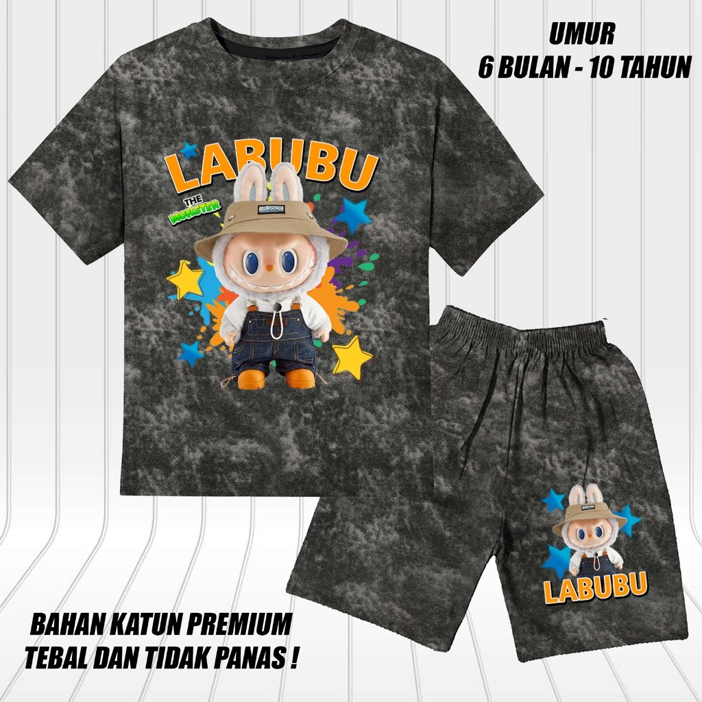 Terbru Setelan Baju Anak Setelan Import Bahan Premium Setcel Laki-Laki Terbaru Outfit Bahan Adem Set