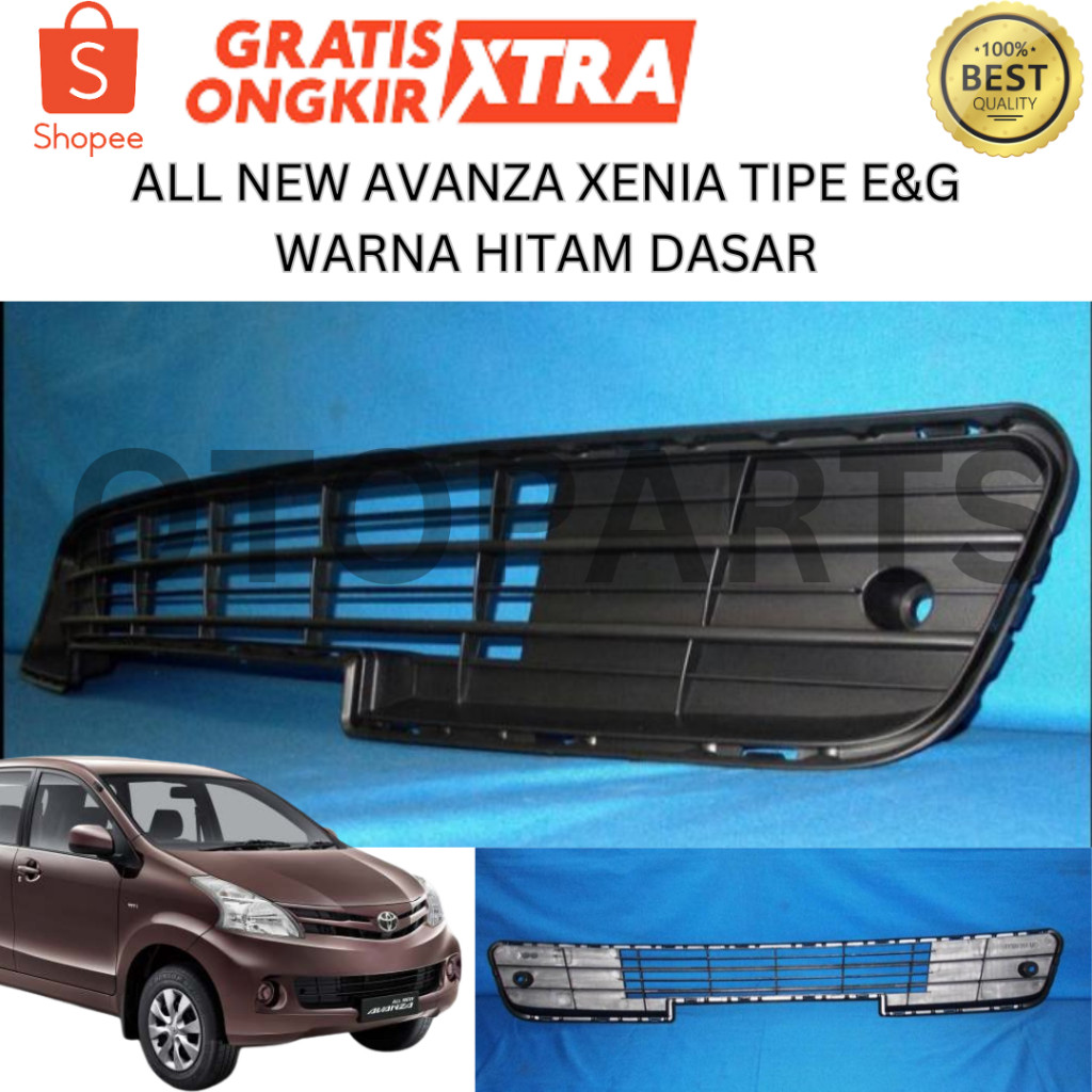 (PACKING EXTRA)  GRILL GRILLE RAM BUMPER BEMPER DEPAN ALL NEW AVANZA XENIA 2012 2013 2014 2015 TIPE 