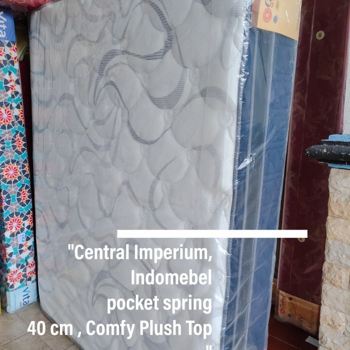 Dijual New Comfy Plush Central Imperium kasur 180x200 Pocket Spring Bed 40 cm