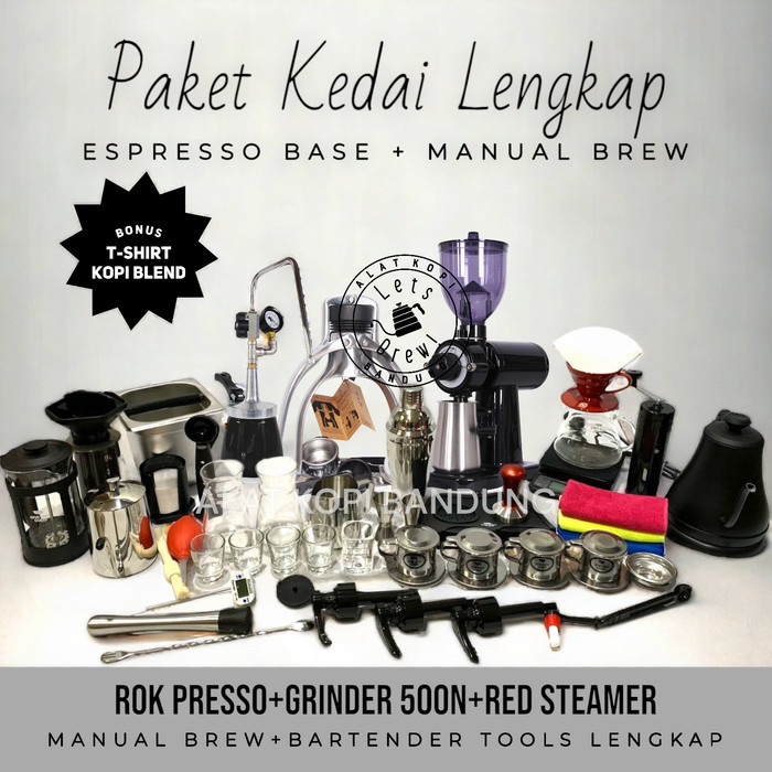 Paket Lengkap Usaha Kedai Kopi Rok Presso A