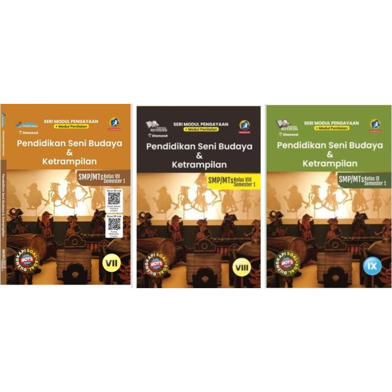 Buku LKS Seni Budaya dan Ketrampilan SMP Kelas 7,8,9 Semester 1 dan 2 - Seri Modul Penilaian Dan Pen
