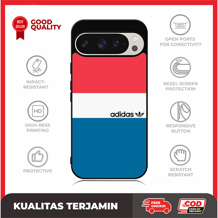 Case Casing Google Pixel 9 8A 8 7A 7 6 6A 5 5A 4 4A 3 3A 2 Pro XL 4G 5G Adidas AE3657 Hardcase Custo