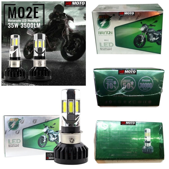 Lampu LED 6 Sisi RTD / RTD RAYTON LED OTOMOTIF WHITE SMUA MOTOR