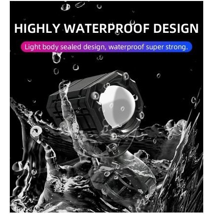 Lampu LED sorot laser motor nyala putih kuning dan kedip (sepasang)