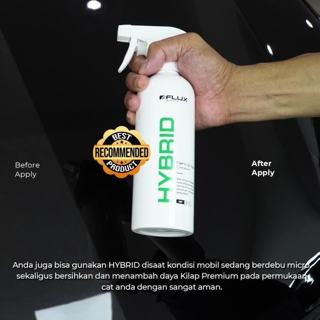 Flux Hybrid Nano Cerac Spray Wax Gkilap Mobil Motor Terbaik