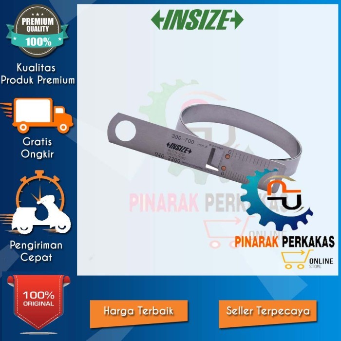 

newgan!! INSIZE 7114-2200 CIRCUMFERENCE TAPE / ALAT UKUR DIAMETER dan KELILING