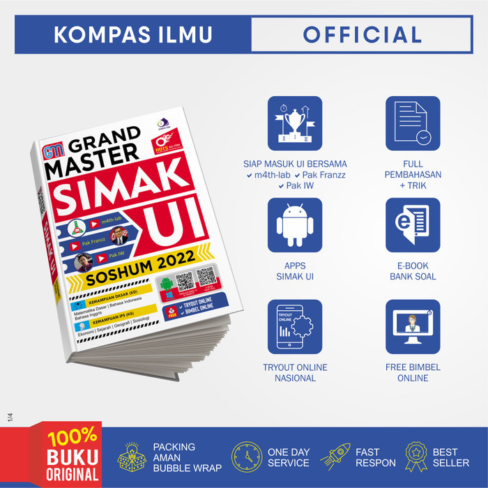 

Buku GRAND MASTER SIMAK UI SOSHUM 2022 TERBARU TERUPDATE
