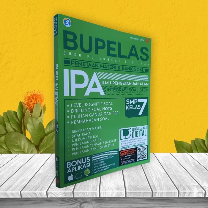 

BUKU PELAJARAN SMP : BUPELAS PEMETAAN MATERI & BANK SOAL IPA KELAS 7