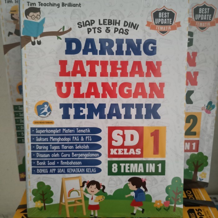 

BUKU TEMATIK KELAS 1 SD - DARING LATIHAN ULANGAN TEMATIK 8 Tema In 1